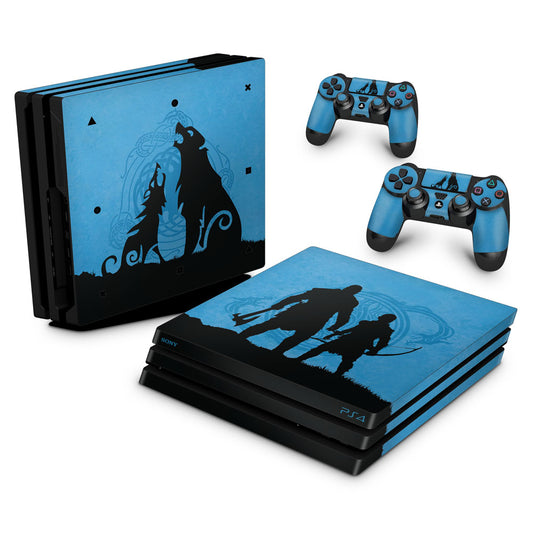 PS4 Pro Skin Anti-Rage - God of War Ragnarok Edition
