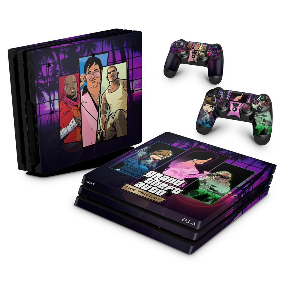 PS4 Pro Skin Anti-Rage - GTA The Trilogy