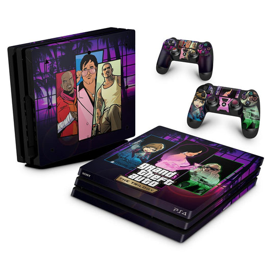 PS4 Pro Skin Anti-Rage - GTA The Trilogy