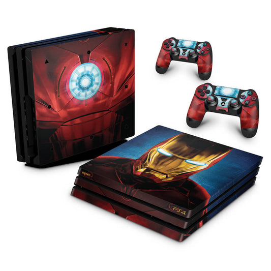 Skin Anti-Rage PS4 Pro - Iron Man - Homem de Ferro