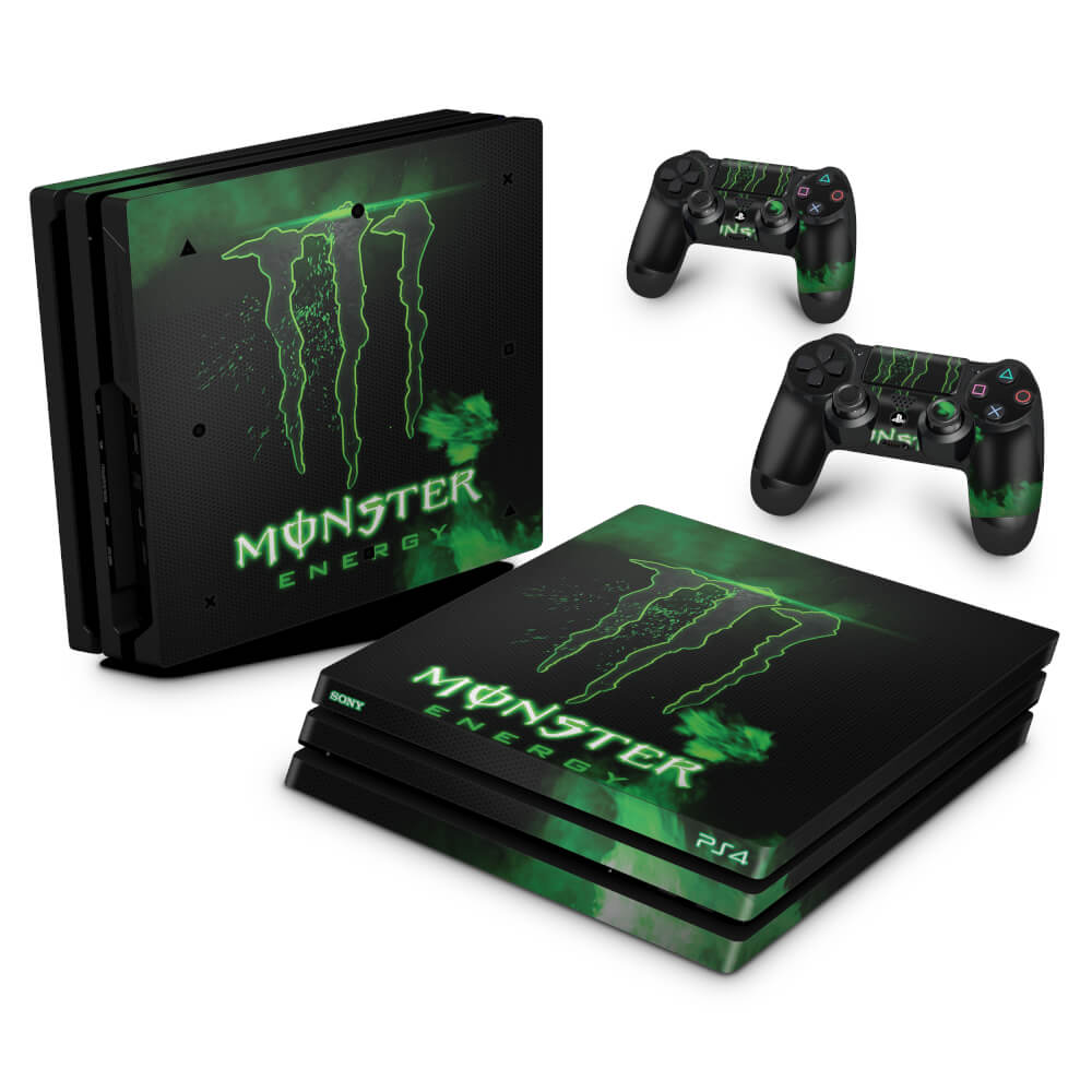 Skin Anti-Rage PS4 Pro - Monster Energy Drink