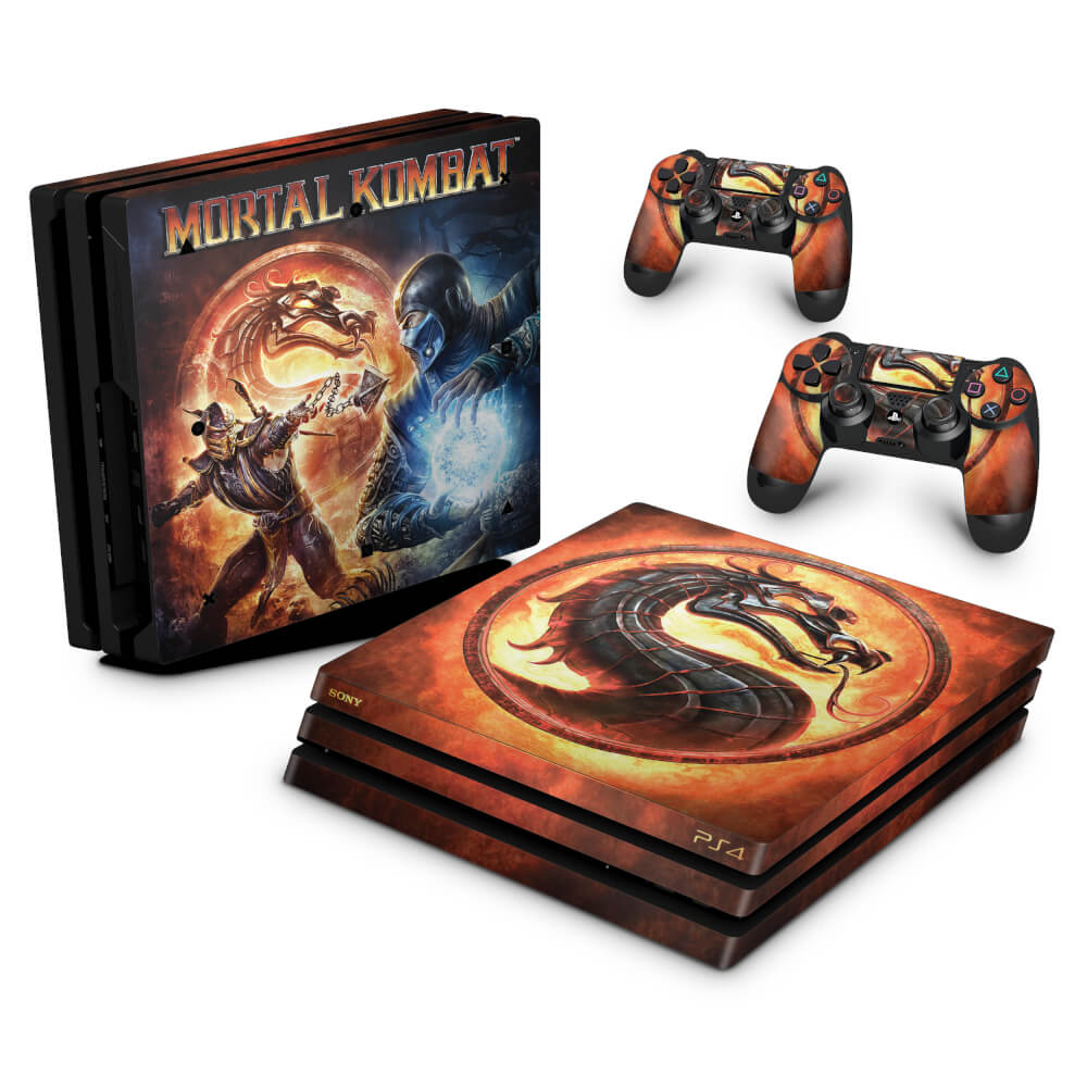 Skin Anti-Rage PS4 Pro - Mortal Kombat
