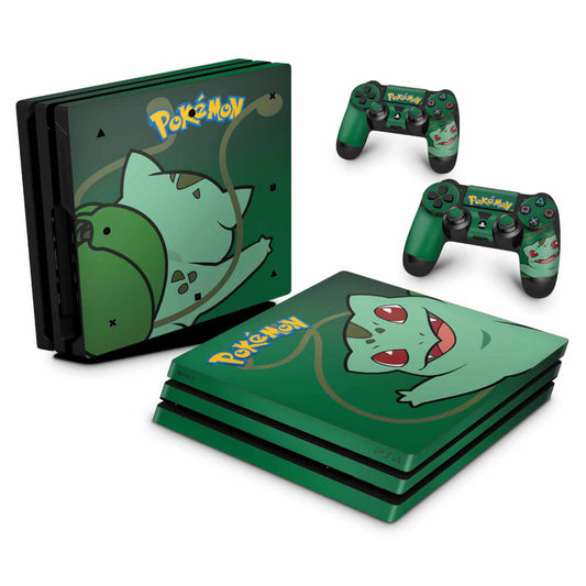 PS4 Pro Skin Anti-Rage - Pokemon Bulbasaur
