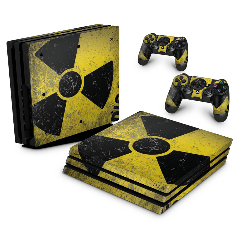 Skin Anti-Rage PS4 Pro - Radioativo