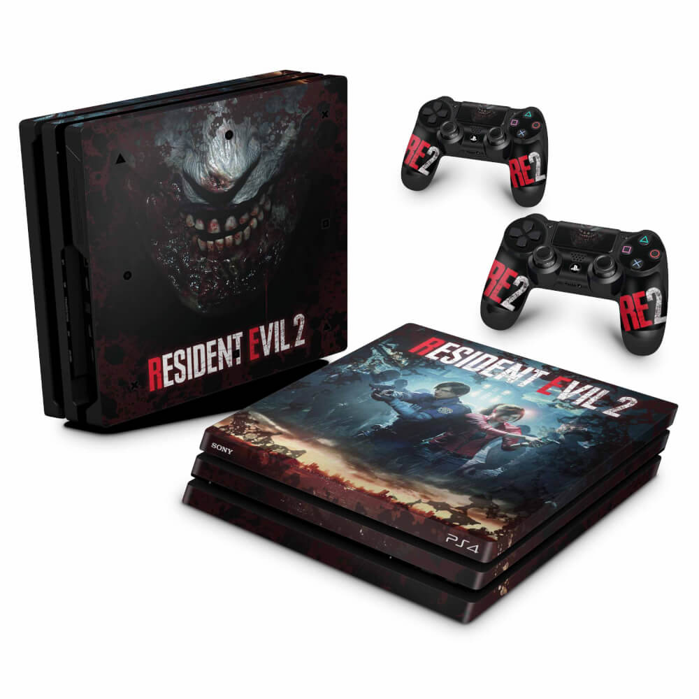 Skin Anti-Rage PS4 Pro - Resident Evil 2 Remake
