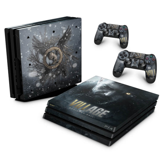 PS4 Pro Skin Anti-Rage - Resident Evil Village