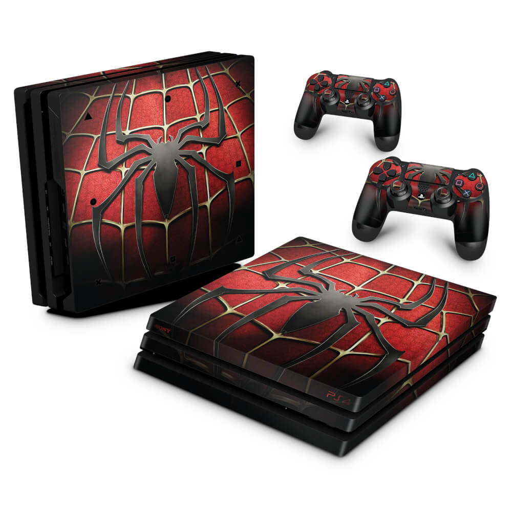 Skin Anti-Rage PS4 Pro - Spider Man - Homem Aranha