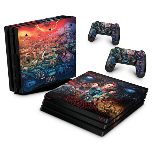 PS4 Pro Skin Anti-Rage - Stranger Things
