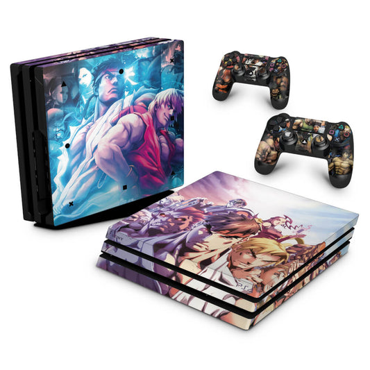 Skin Anti-Rage PS4 Pro - Street Fighter