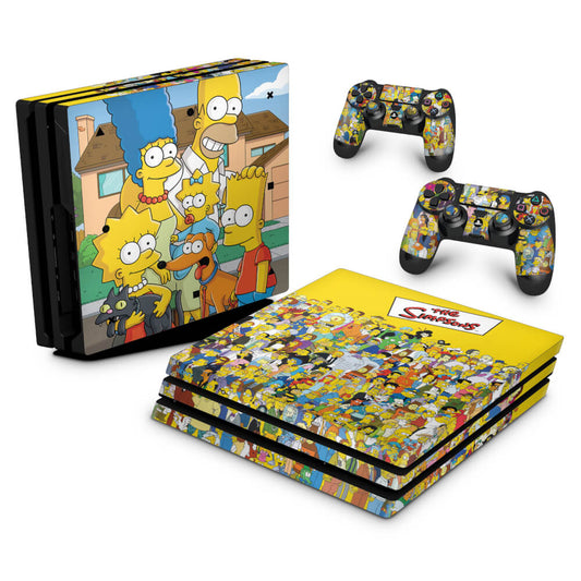 Skin Anti-Rage PS4 Pro - The Simpsons