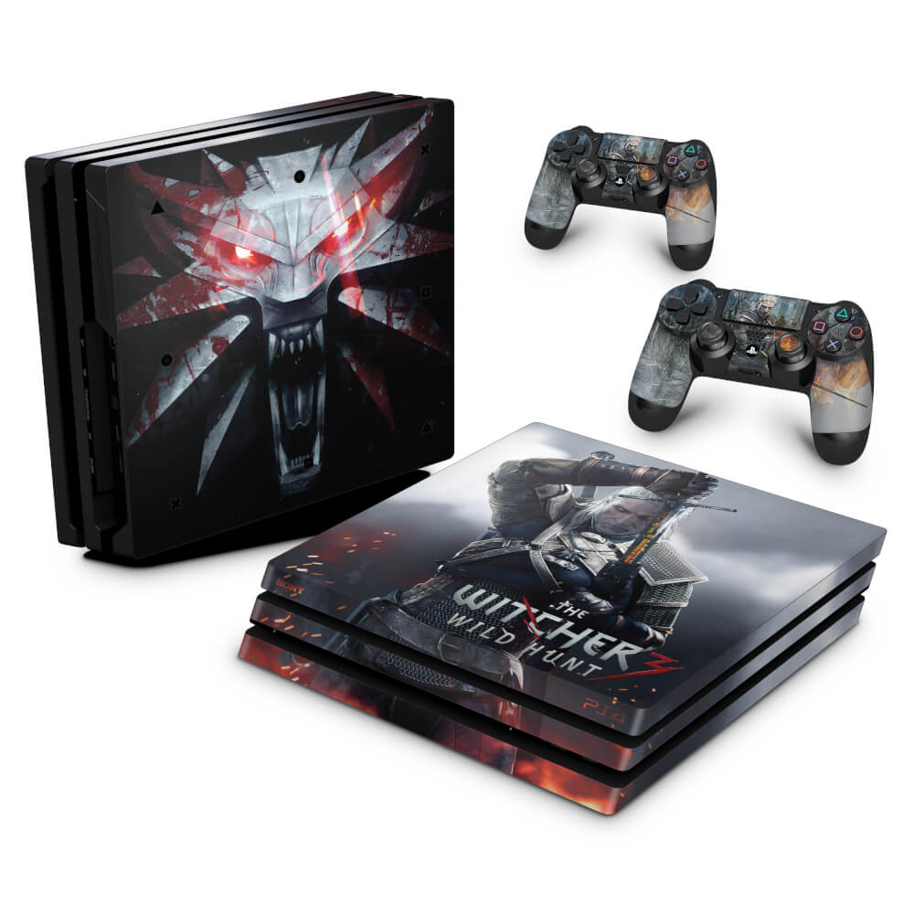 Skin Anti-Rage PS4 Pro - The Witcher #A