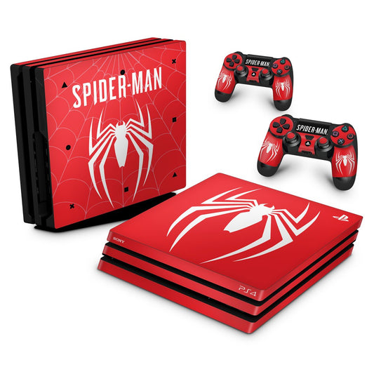 PS4 Pro Skin Anti-Rage - Spider-man Bundle #b
