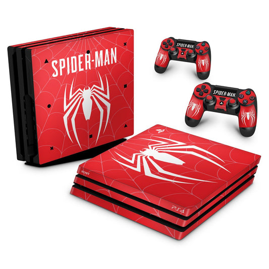 PS4 Pro Skin Anti-Rage - Spider-man Bundle #d