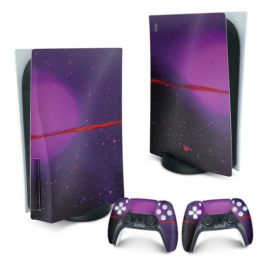 PS5 Fat Skin Anti-Rage Vertical - Abstrato #102