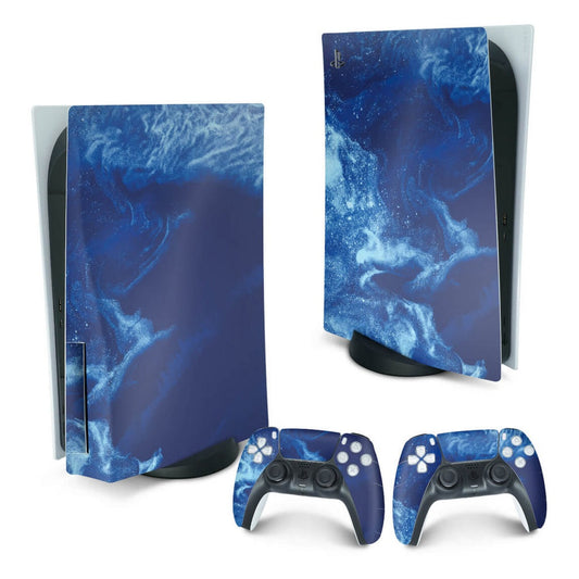 PS5 Fat Skin Anti-Rage Vertical - Abstrato #106