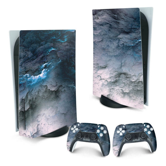 PS5 Fat Skin Anti-Rage Vertical - Abstrato #91