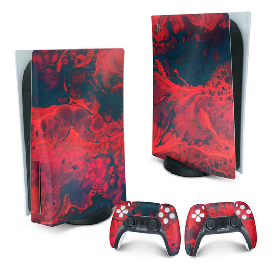 PS5 Fat Skin Anti-Rage Vertical - Abstrato #98