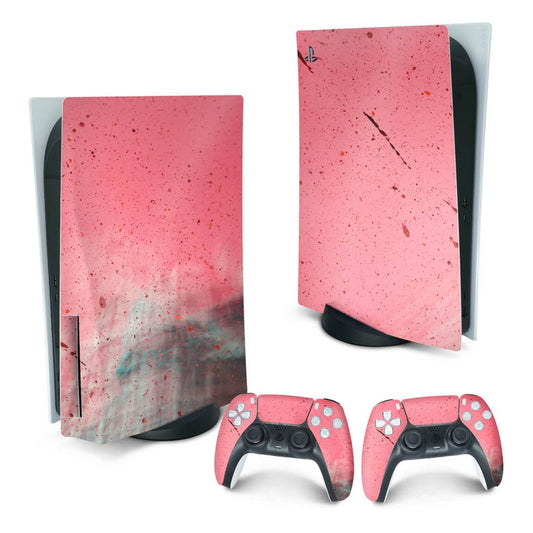 PS5 Fat Skin Anti-Rage Vertical - Abstrato #99