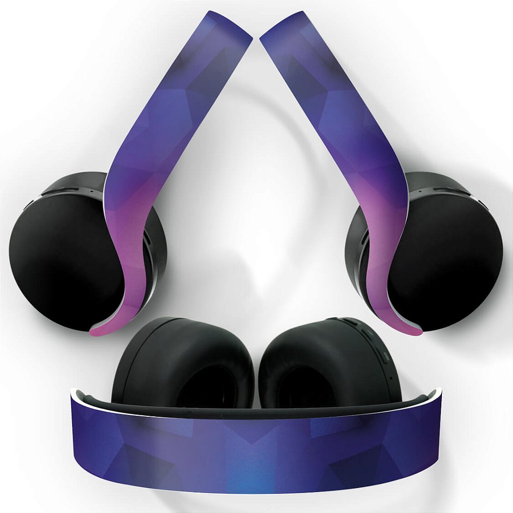 PS5 Skin Anti-Rage Headset Pulse 3D - Abstrato #92