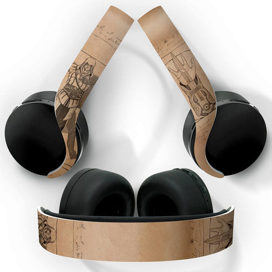 PS5 Skin Anti-Rage Headset Pulse 3D - Assassin’S Creed Vitruviano
