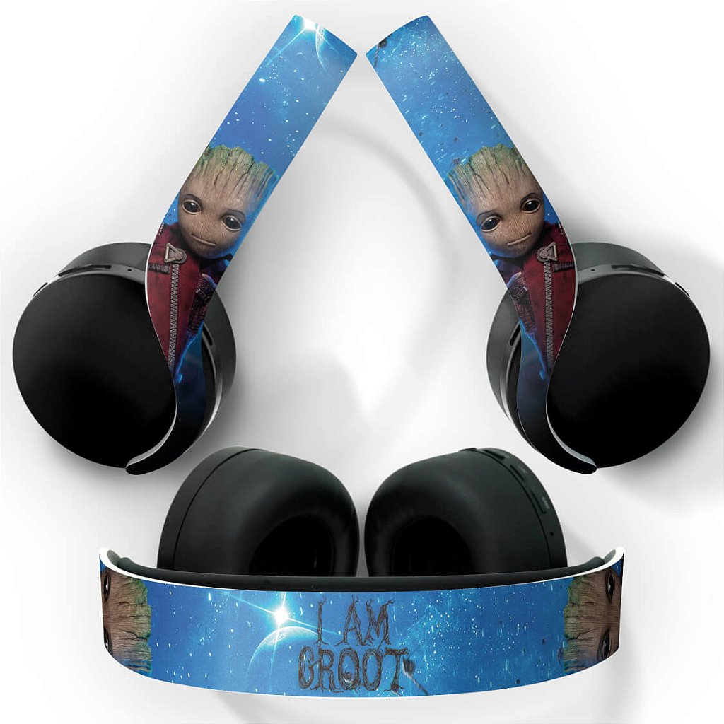 Skin Anti-Rage PS5 Headset Pulse 3D - Baby Groot