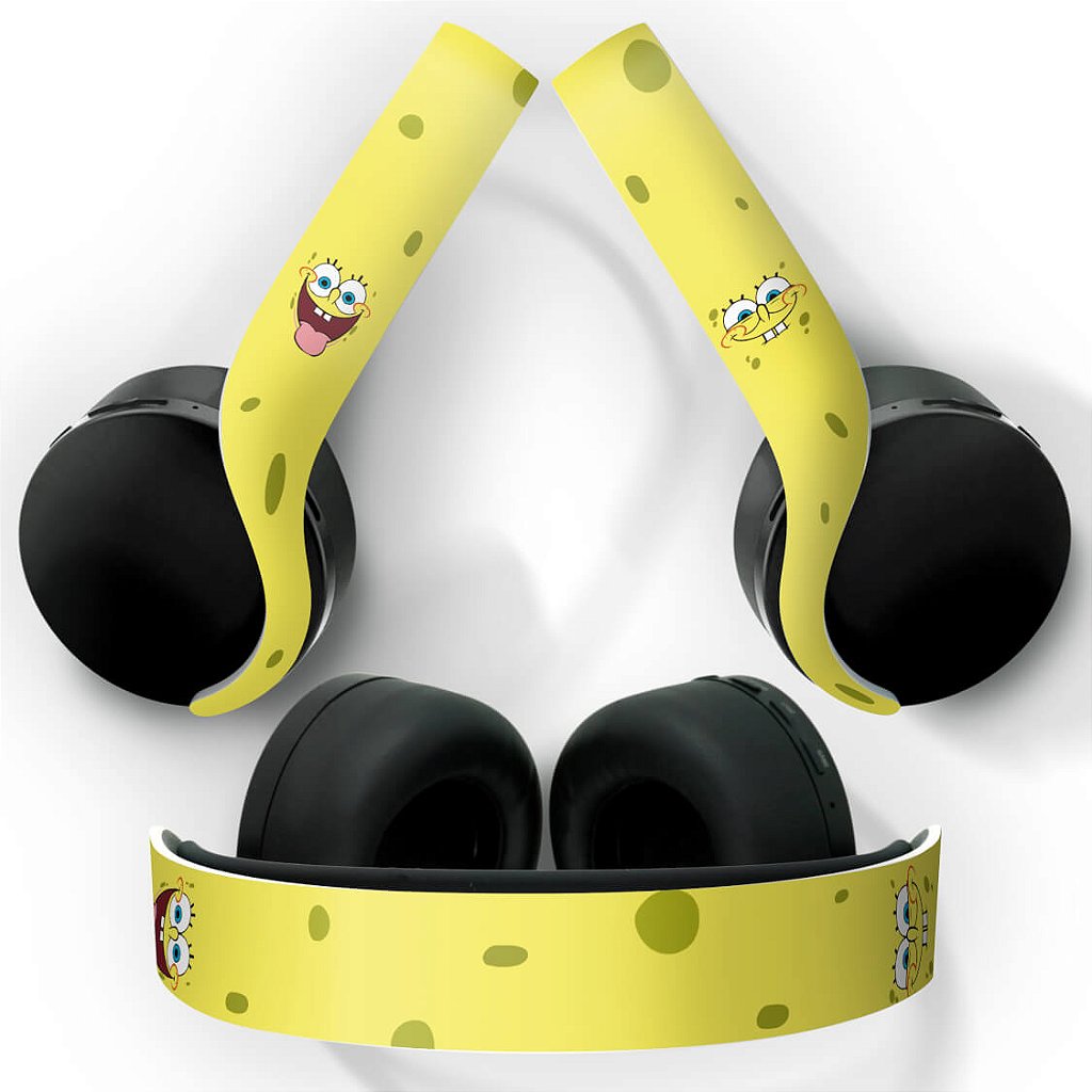 Skin Anti-Rage PS5 Headset Pulse 3D - Bob Esponja