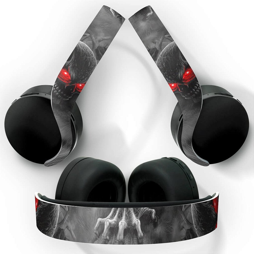Skin Anti-Rage PS5 Headset Pulse 3D - Caveira Skull