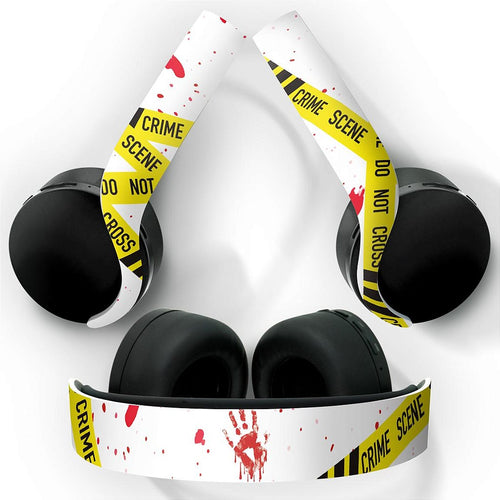 Skin Anti-Rage PS5 Headset Pulse 3D - Cena De Crime Scene