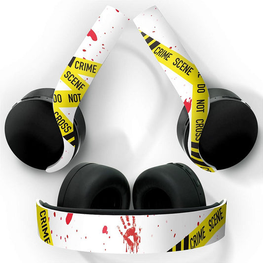 PS5 Skin Anti-Rage Headset Pulse 3D - Cena De Crime Scene