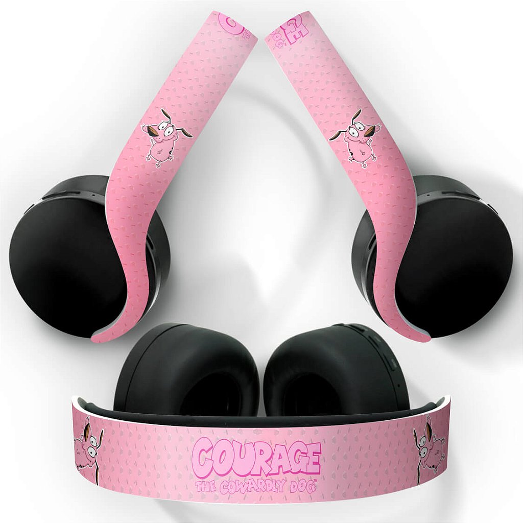 Skin Anti-Rage PS5 Headset Pulse 3D - Coragem: O Cão Covarde