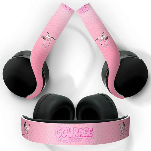 Skin Anti-Rage PS5 Headset Pulse 3D - Coragem: O Cão Covarde