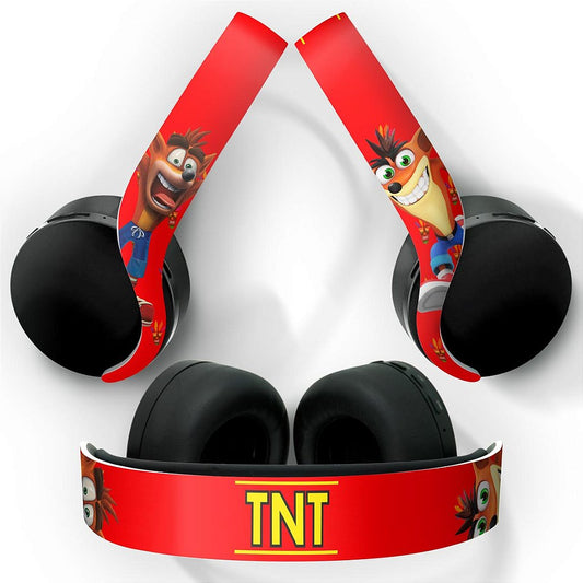 PS5 Skin Anti-Rage Headset Pulse 3D - Crash Bandicoot