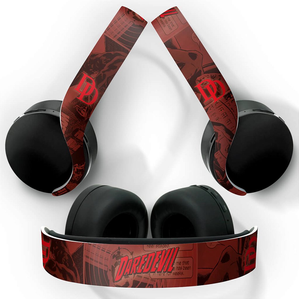 Skin Anti-Rage PS5 Headset Pulse 3D - Daredevil Demolidor Comics