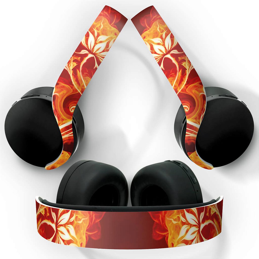 Skin Anti-Rage PS5 Headset Pulse 3D - Fire Flower