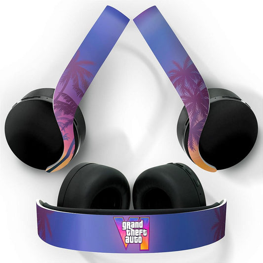 PS5 Skin Anti-Rage Headset Pulse 3D - GTA 6 VI