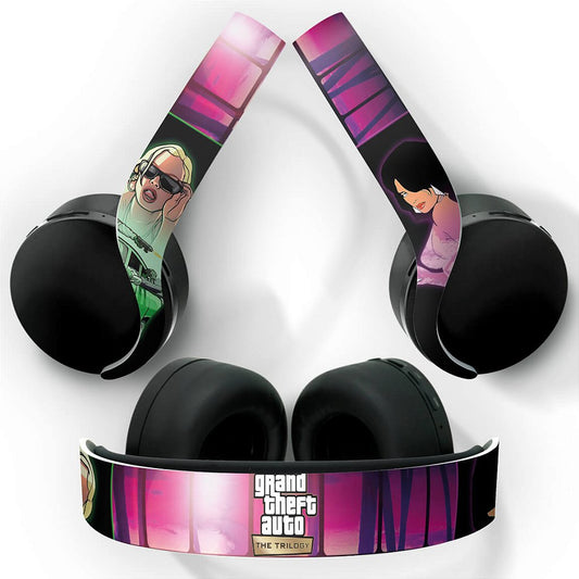 PS5 Skin Anti-Rage Headset Pulse 3D - GTA The Trilogy