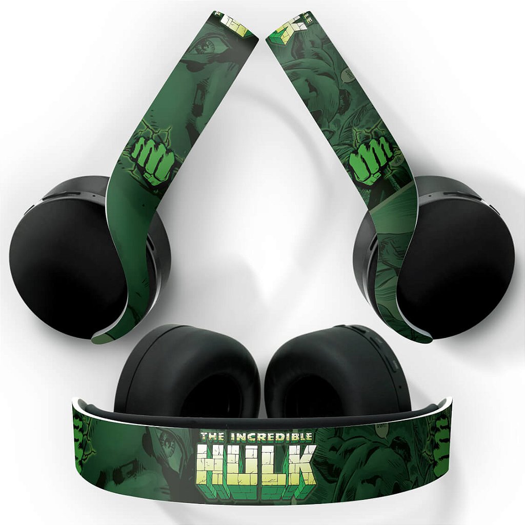 PS5 Skin Anti-Rage Headset Pulse 3D - Hulk Comics