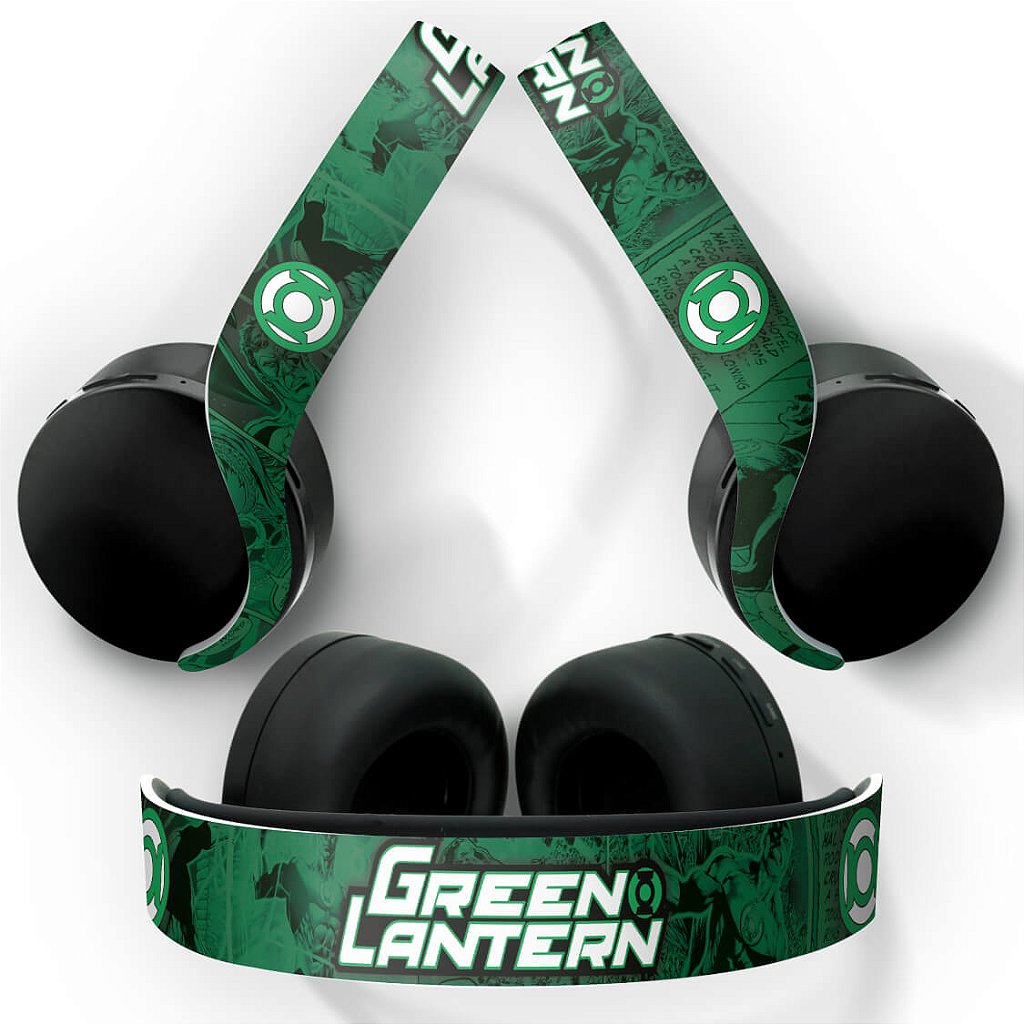 Skin Anti-Rage PS5 Headset Pulse 3D - Lanterna Verde Comics
