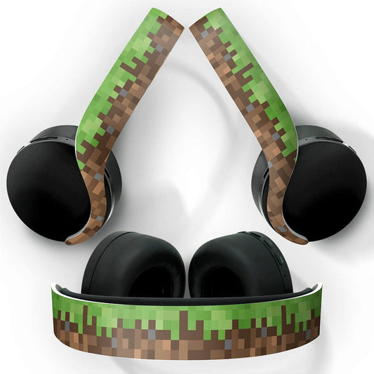 PS5 Skin Anti-Rage Headset Pulse 3D - Minecraft