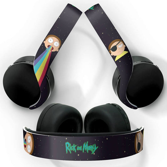PS5 Skin Anti-Rage Headset Pulse 3D - Morty Rick And Morty