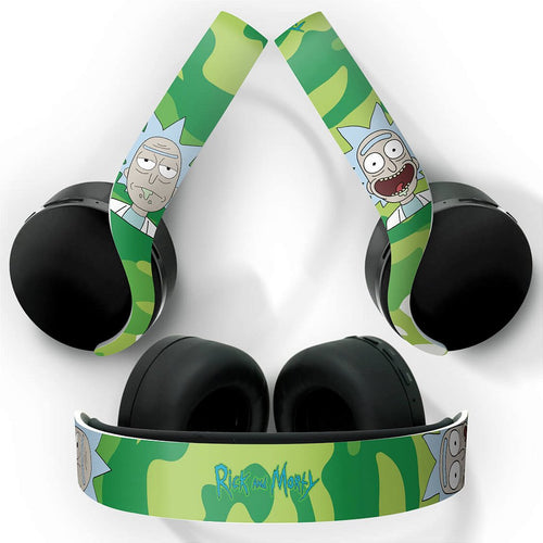 Skin Anti-Rage PS5 Headset Pulse 3D - Rick And Morty
