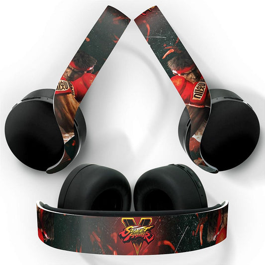 PS5 Skin Anti-Rage Headset Pulse 3D - Street Fighter V