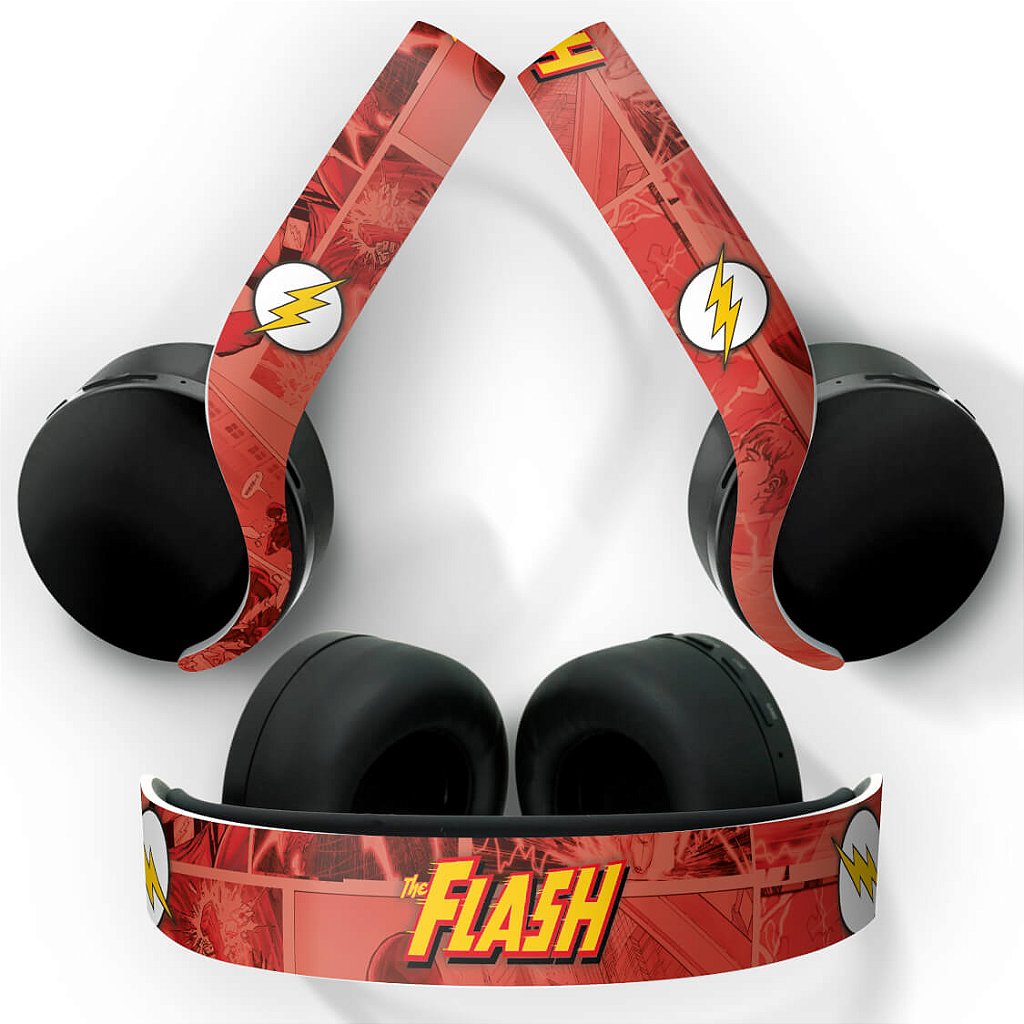 Skin Anti-Rage PS5 Headset Pulse 3D - The Flash Comics