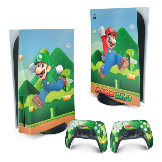 PS5 Fat Skin Anti-Rage Vertical - Super Mario