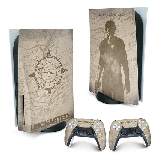 PS5 Fat Skin Anti-Rage Vertical - Uncharted