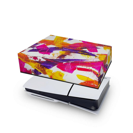 PS5 Slim Capa Anti Poeira Horizontal - Abstrato #103