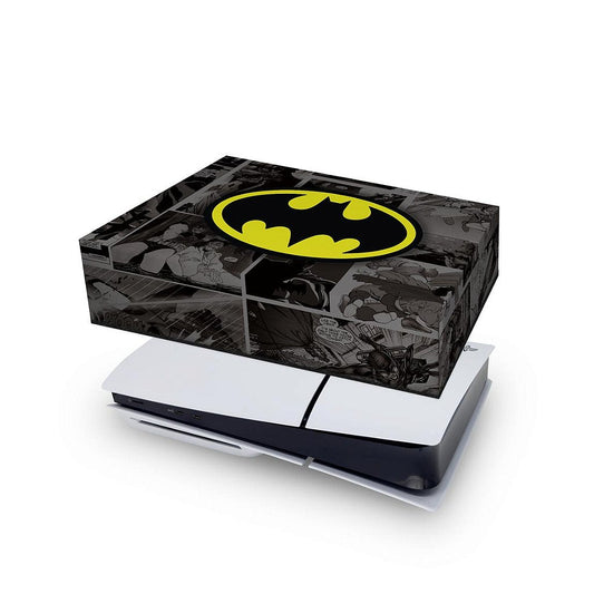 PS5 Slim Capa Anti Poeira Horizontal - Batman Comics