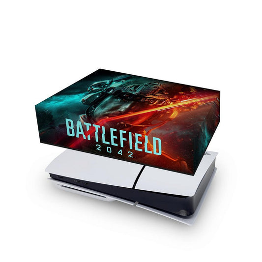 PS5 Slim Capa Anti Poeira Horizontal - Battlefield 2042