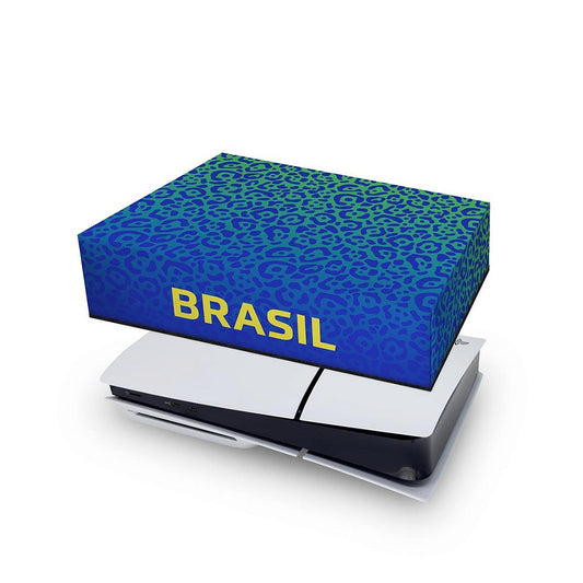 PS5 Slim Capa Anti Poeira Horizontal - Brasil