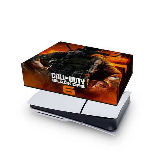 PS5 Slim Capa Anti Poeira Horizontal - Call of Duty Black Ops 6
